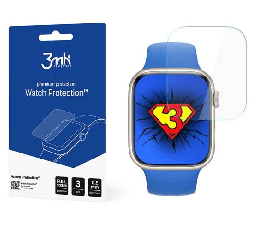 Slika izdelka: 3MK ZAŠČITNA FOLIJA za Apple Watch 7 / 8 45mm (3kos)