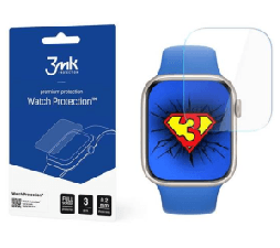 Slika 2 izdelka: 3MK ZAŠČITNA FOLIJA za Apple Watch 7 / 8 45mm (3kos)