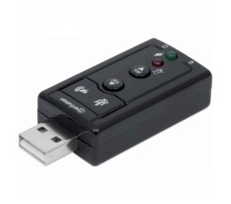 Slika izdelka: ADAPTER USB-A/AUDIO 3.5mm 