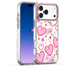 Slika izdelka: Clear Case Love za iPhone 16 Pro - prozoren