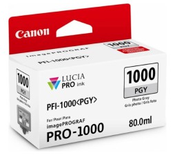 Slika izdelka: ČRNILO CANON PFI-1000 PHOTO GREY ZA IMAGEPROGRAF PRO-1000, 80 ml