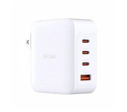 Slika izdelka: D-link 140W GaN polnilnik DCF-141/E, 3x USB-C, 1x USB-A