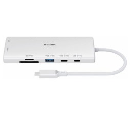 Slika 2 izdelka: D-LINK DUP-A010 10 v1 USB razdelilec, 2x Hdmi, LAN, USB, MicroSD/SD, USB-C...