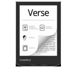 Slika 2 izdelka: Elektronski bralnik PocketBook Verse, siv