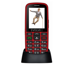 Slika izdelka: EVOLVEO Easyphone EG telefon za starejše z GPS sledilnikom - rdeč