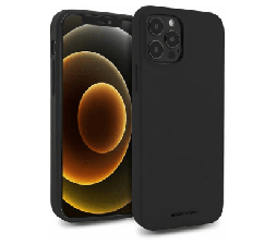 Slika 2 izdelka: Goospery Soft Feeling silikonski ovitek za iPhone 14 Pro Max - črn