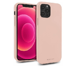 Slika 2 izdelka: Goospery Soft Feeling silikonski ovitek za iPhone 15 Pro Max - bež