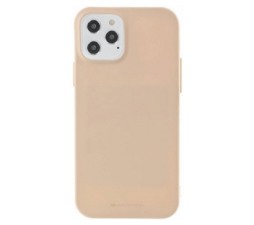 Slika 2 izdelka: Goospery soft feeling silikonski ovitek za iPhone 12 / 12 Pro - bež