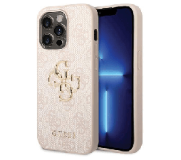 Slika 2 izdelka: GUESS GUHCP15M4GMGPI silikonski ovitek za iPhone 15 Plus - roza z zlatim logom