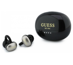 Slika izdelka: Guess OWS brezžične Bluetooth slušalke  Metallic Finish Electroplated Parts Classic Logo - črne - GUTWSOL3MEGK
