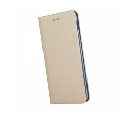 Slika izdelka: Havana Premium preklopna torbica Huawei P30 PRO - zlata s srebrnim robom