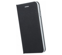 Slika 2 izdelka: Havana Premium preklopna torbica iPhone 11 Pro - črna s srebrnim robom