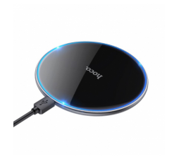 Slika izdelka: Hoco brezžična polnilna postaja CW6 Pro 15W, brezžični polnilec za iPhone, Samsung črn