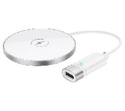 Slika izdelka: Hoco original brezžična polnilna postaja CW31 magnetna 15W MagSafe, brezžični polnilec za iPhone - srebrn