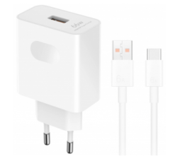 Slika 2 izdelka: Honor hišni polnilec HN-200330E00 Super Charge Power Adapter 66W USB A s kablom Type C - Original - EU Blister