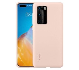 Slika izdelka: Huawei original silikonski ovitek za Huawei P40 Pro / PLus - roza