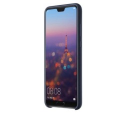 Slika 2 izdelka: Huawei original silikonski ovitek za Huawei P20 - temno modra