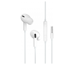 Slika 2 izdelka: Jellico slušalke EP3A s 3,5 mm vtičem in mikrofonom s silikonskimi čepki - bele