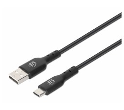 Slika izdelka: Kabel USB 2.0 A Male to USB-Cmale  2m MANHATTAN