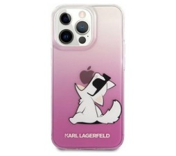 Slika 2 izdelka: Originalen KARL LAGERFELD ovitek iPhone 13 Pro Max - Choupette Fun - prozorno pink zaščita - KLHCP13XCFNRCPI