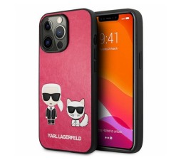 Slika izdelka: Originalen KARL LAGERFELD ovitek iPhone 13 Pro Max - Full Body Icon - roza - KLHCP13XPCUSKCP