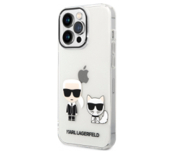 Slika 2 izdelka: Originalen KARL LAGERFELD ovitek iPhone 14 Pro - Full Bodies - prozoren ovitek - KLHCP14LCKTR
