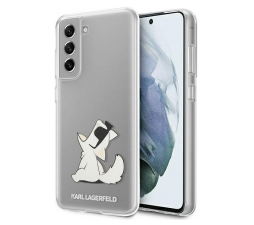 Slika izdelka: Originalen KARL LAGERFELD ovitek Samsung Galaxy S21 FE G990 - Choupette Fun - prozorna zaščita - KLHCS21FCFNRC