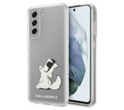 Slika 2 izdelka: Originalen KARL LAGERFELD ovitek Samsung Galaxy S21 FE G990 - Choupette Fun - prozorna zaščita - KLHCS21FCFNRC