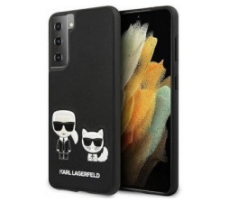 Slika 2 izdelka: Originalen KARL LAGERFELD ovitek Samsung Galaxy S21 G991 - Karl and Choupette - črna zaščita - KLHCS21SPCUSKCBK