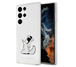 Slika izdelka: Originalen KARL LAGERFELD ovitek Samsung Galaxy S23 Ultra 5G - Choupette Fun - prozoren ovitek - KLHCS23LCFNRC