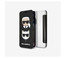 Slika izdelka: Originalen KARL LAGERFELD ovitek iPhone 8 / 8 / SE 2 (2020) - Karl and Choupette - knjiga črna - KLFLBKI8KICKC
