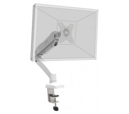 Slika izdelka: Namizni nosilec PORT za monitor, do 32", max 8 kg, aluminj, bel
