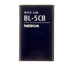 Slika izdelka: NOKIA Baterija BL-5CB 1616, 1800, C1-02, 101, X2-05 original