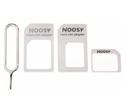 Slika izdelka: NOOSY ORODJE GSM Nano SIM, micro SIM, SIM in odpiralo 4v1 NOOSY Adapter