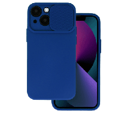 Slika 2 izdelka: Onasi Lens Cover silikonski ovitek zaščita za iPhone 15 Plus - moder