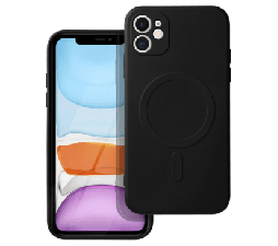 Slika 2 izdelka: Onasi silikonski ovitek MagSafe za iPhone 12 / iPhone 12 Pro - mat črn