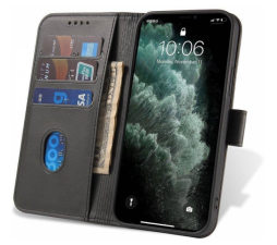 Slika izdelka: Onasi Wallet denarnica usnjena preklopna torbica Samsung Galaxy A22 A226 5G - črna