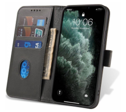 Slika izdelka: Onasi Wallet denarnica usnjena preklopna torbica Samsung Galaxy A55 - črna