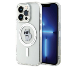 Slika 2 izdelka: Originalen KARL LAGERFELD MagSafe ovitek iPhone 15 Pro - Karls full body - prozoren - KLHMP15LHFCCNOT 