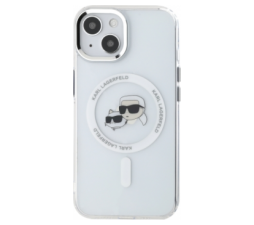 Slika 2 izdelka: Originalen KARL LAGERFELD MagSafe ovitek iPhone 13 6.1 - Heads - prozoren - KLHMP13MHLSKCH 