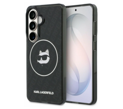 Slika izdelka: Originalen KARL LAGERFELD ovitek IML MagSafe Samsung Galaxy S26 5G - Choupette - črn - KLHMS26SHMKBCHOK 