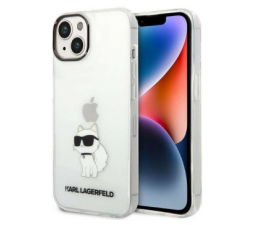 Slika 2 izdelka: Originalen KARL LAGERFELD ovitek iPhone 14 Plus - IML NFT Choupette -  prozorna silikonska zaščita - KLHCP14MHNCHTCT
