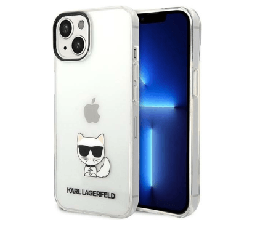 Slika 2 izdelka: Originalen KARL LAGERFELD ovitek iPhone 14 6.1 - Choupette Logo - prozoren ovitek - KLHCP14SCTTR 