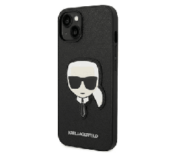 Slika 2 izdelka: Originalen KARL LAGERFELD ovitek iPhone 14 6.1 - Karls Head -  črna zaščita - KLHCP14SSAPKHK