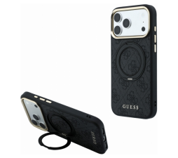 Slika izdelka: Originalni Guess ovitek PU 4G Ring Stand MagSafe  za iPhone 18 Pro Max / iPhone 17 Pro Max, črn