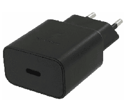 Slika izdelka: Samsung hišni polnilec adapter Fast Charge EP-T1510XBE Type-C 15W PD črn - original - bulk
