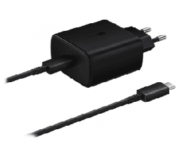 Slika 2 izdelka: Samsung hišni polnilec Super Fast Charge EP-TA845XBE 45W + kabel EP-DN975BBE TYPE C črn - original (Bulk)