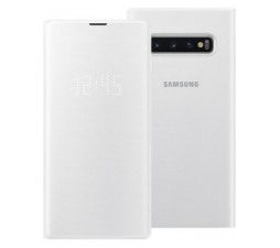 Slika 2 izdelka: SAMSUNG original LED TORBICA EF-NG975PWE za SAMSUNG Galaxy S10 Plus G975 bela