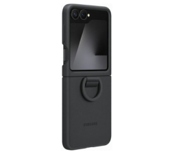 Slika 2 izdelka: Samsung original Silicon Case with Ring ovitek EF-PF741TBE za Samsung Galaxy Z Flip 6 - črn