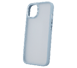 Slika izdelka: Satin silikonski ovitek za iPhone 14 Plus 6.7 - prozorno moder